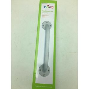 Nova Wall Grab Bar Size: 12",Ivory Finish #8012PC-R Heavy Duty Steel